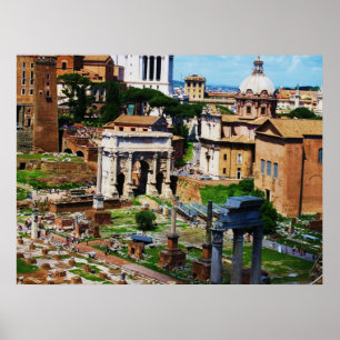Affiches Photo 2009 de Rome de panorama de forum
