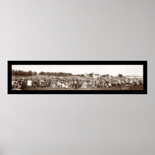 Affiches Photo automatique 1909 de Detroit de défilé