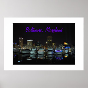 Affiches Photo Baltimore Skyline