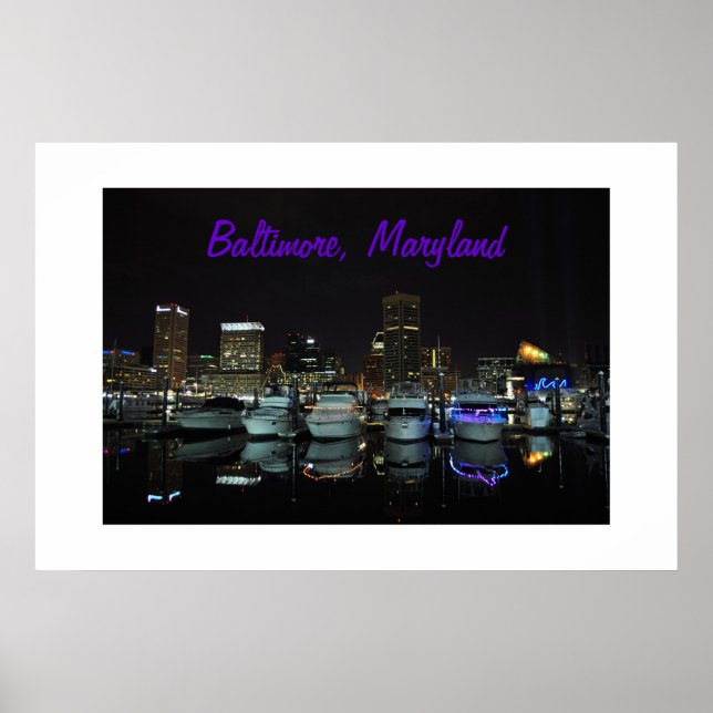 Affiches Photo Baltimore Skyline (Devant)