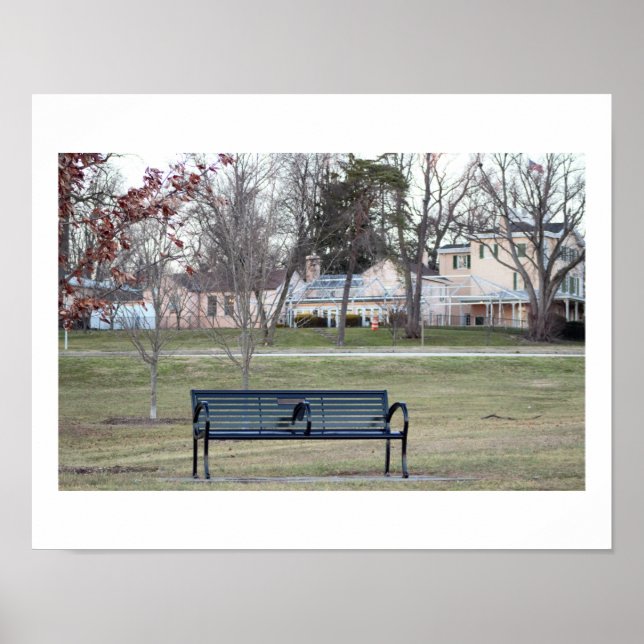 Affiches Photo de Banc de Parc (Devant)