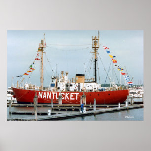 Affiches Photo de bateau-phare de Nantucket