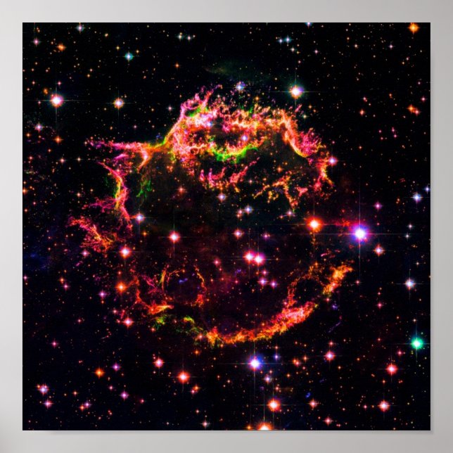 Affiches Photo de l'espace du rémanent de supernova de la n (Devant)