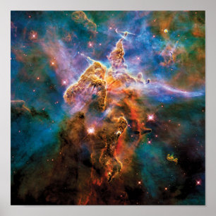 Affiches Photo de l'espace Nebula Carina de la montagne Mys