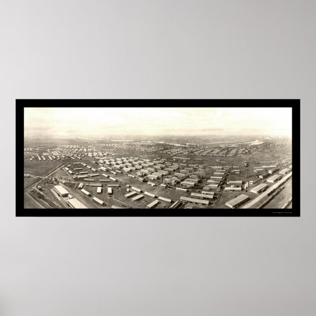 Affiches Photo de subvention de camp aérien 1918 (Devant)
