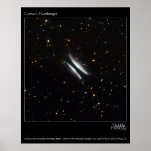 Affiches Photo de télescope de Hubble des hamburgers de