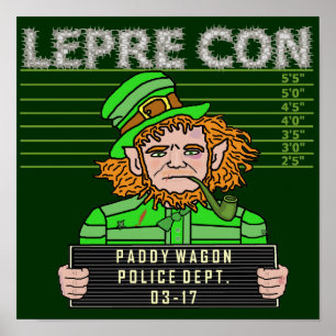 Affiches Photo drôle de Leprecon de lutin
