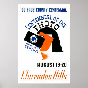 Affiches Photo du centenaire 1939 WPA