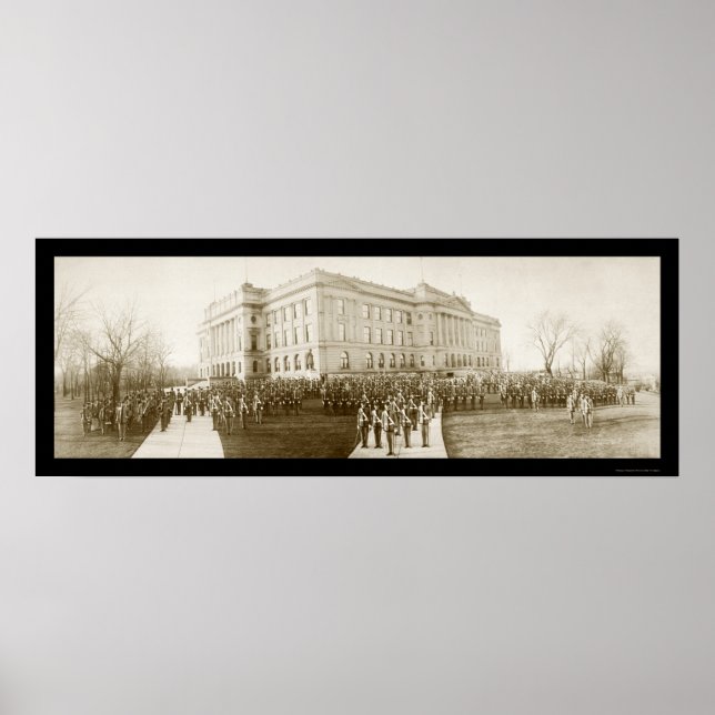 Affiches Photo du lycée Omaha 1914 (Devant)