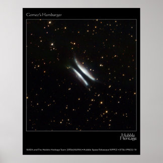 Affiches Photo du télescope Hubble Hamburgers de Gomez