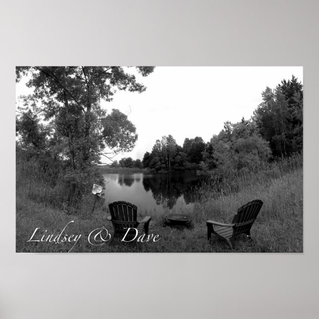 Affiches Photo Fiançailles Lindsey & Dave (Devant)