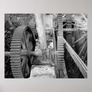 Affiches Photo industrielle - Grist Mill Transmission Gear