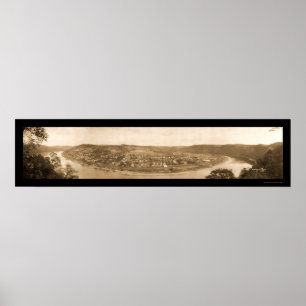 Affiches Photo panoramique East Brady 1909