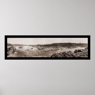 Affiches Photo Potomac de Great Falls 1909