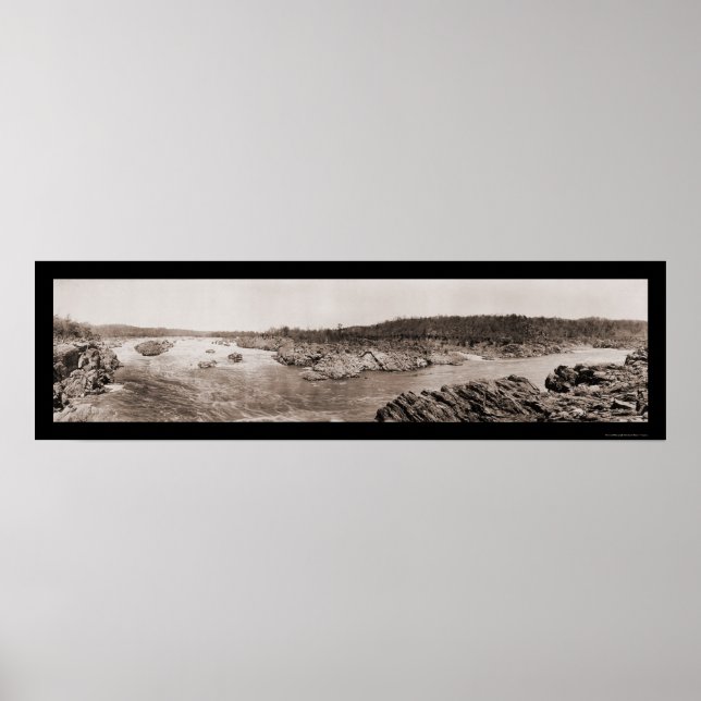 Affiches Photo Potomac de Great Falls 1909 (Devant)