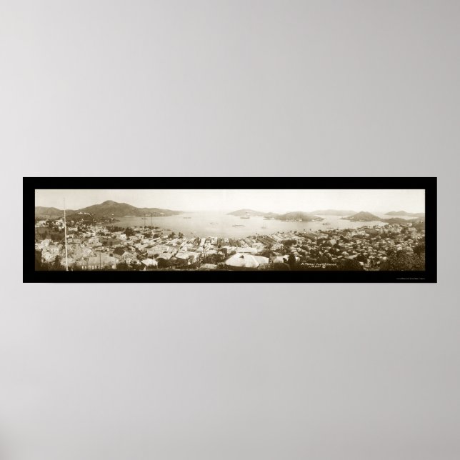 Affiches Photo St Thomas Virgin Isles 1922 (Devant)