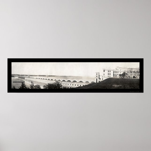 Affiches Photo Wilson Dam Power House 1933 (Devant)
