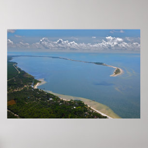 Affiches Photographie aérienne de point d'alligator, la