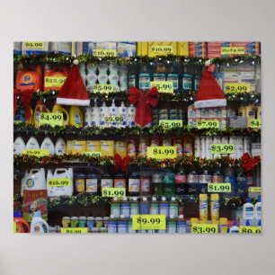 Affiches Photographie de la boutique de rabais NYC de Noël