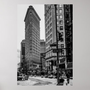 Affiches Photographie de l'immeuble Black & White Flatiron