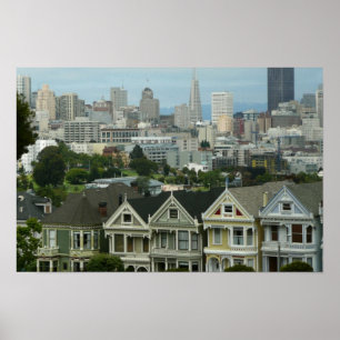 Affiches Photographie de scène urbaine de San Francisco Pos