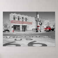 Photographie d'éclaboussure rouge à Winslow Arizon