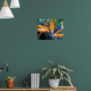 Affiches Photographie florale de grue tropicale