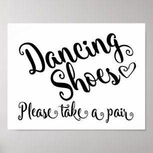Affiches Photographie mariage de chaussures de danse