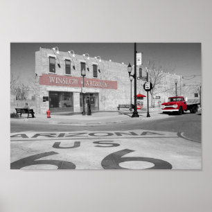 Affiches Photographie rouge d'éclaboussure de Winslow