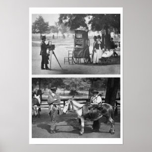Affiches Photographie sur le terrain communal et la