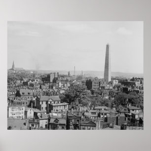 Affiches Photographie vintage de Charlestown Massachusetts