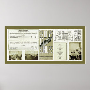 Affiches Photos de cru de brochure de Hindenburg