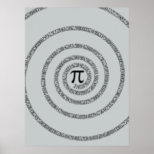 Affiches Pi spirale Cliquez sur Personnaliser pour modifier