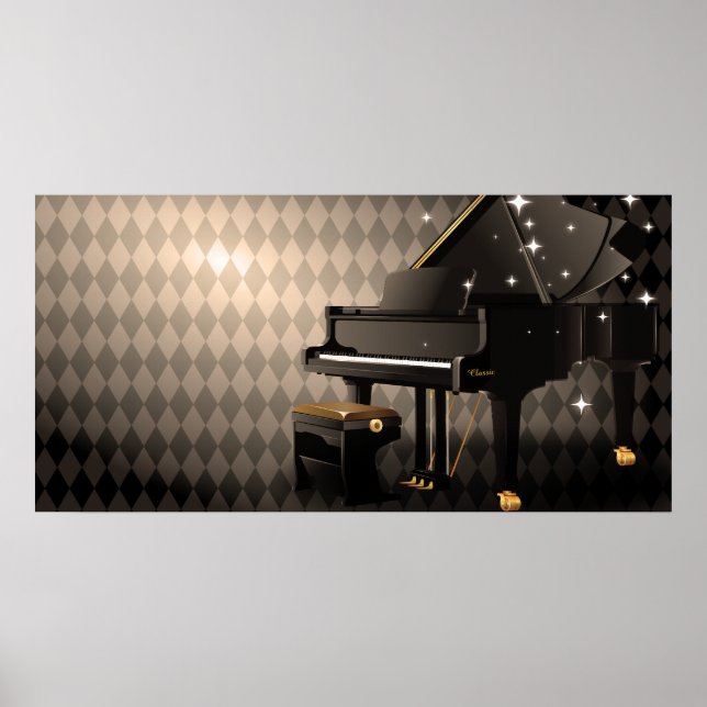 Affiches Piano à queue (Devant)