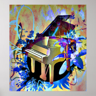 Affiches Piano de Funky