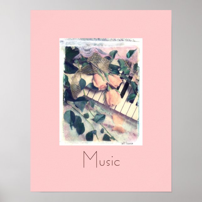 Affiches piano mélodie Musique, Al Riccio (Devant)