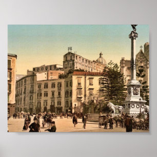 Affiches Piazza de Martiri, Naples, Italie classique Photo