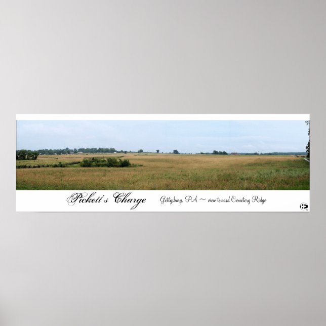 Affiches Pickett's Charge Panorama (Devant)