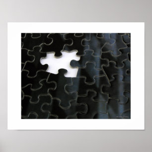 Affiches Pièce de puzzle manquante