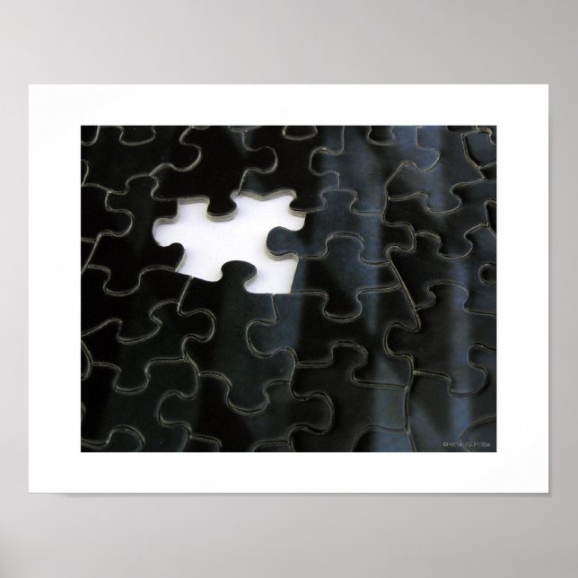 Affiches Pièce de puzzle manquante (Devant)
