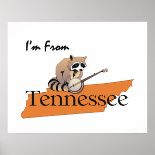 Affiches PIÈCE EN T je suis le Tennessee