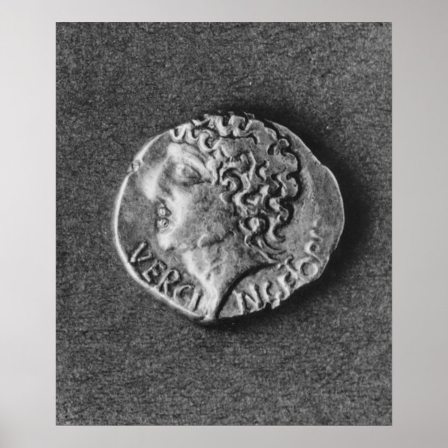Affiches Pièce portant l'effigie de Vercingetorix (Devant)