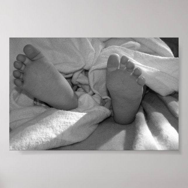 Affiches Pieds bébé (Devant)