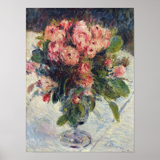 Affiches Pierre A Renoir | Moss-Roses (Devant)