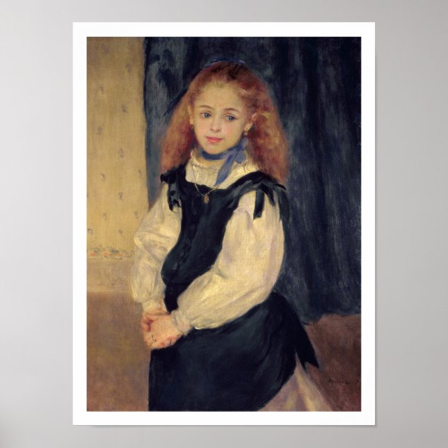 Affiches Pierre A Renoir | Portrait de Mademoiselle Legrand (Devant)