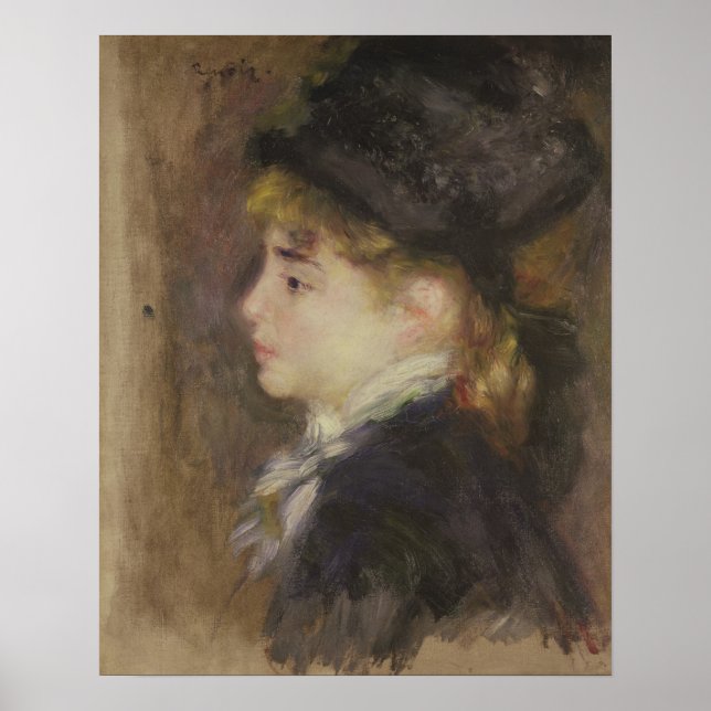 Affiches Pierre A Renoir | Portrait de Margot (Devant)