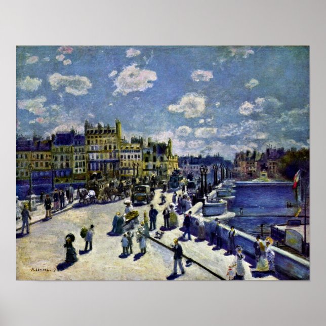 Affiches Pierre-Auguste Renoir - Pont-Neuf (Devant)