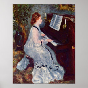 Affiches Pierre-Auguste Renoir - Woman at the Piano