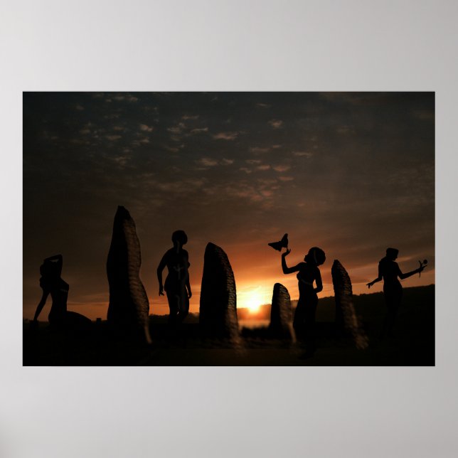 Affiches Pierre des druides de paix (Devant)