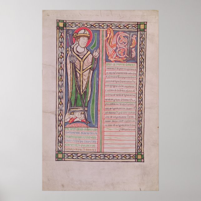 Affiches Pierre Lombard Evêque de Paris (Devant)